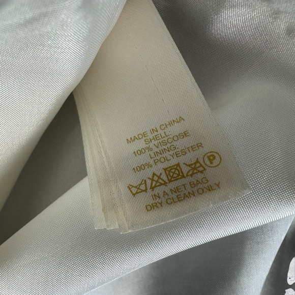 Kate Spade Jewell Gold Embellished Tank Black And White‎ Blouse Sz 2 - Picture 3 of 6